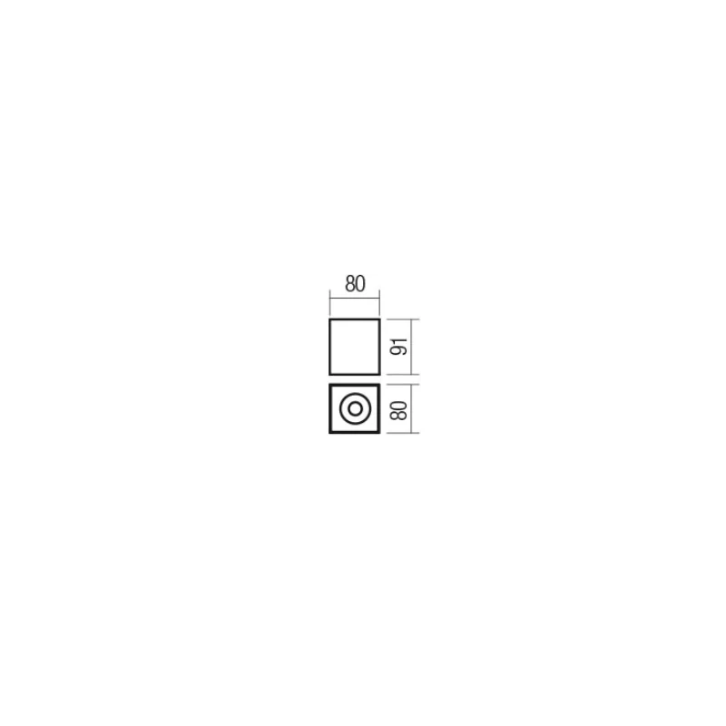 Redo Group - Corinth Square Ceiling Lamp