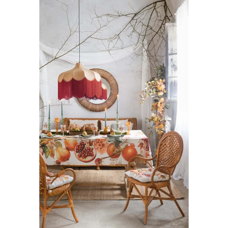 Blanc MariClò - Runner Persimmon with Gala - 50 x 160 cm