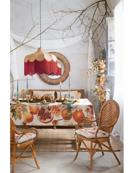 Blanc MariClò - Runner Persimmon with Gala - 50 x 160 cm