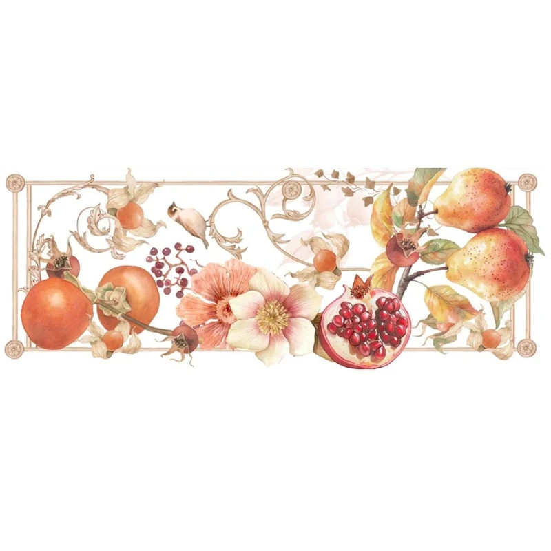 Blanc MariClò - Runner Persimmon with Gala - 50 x 160 cm