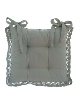 Blanc MariClò - Profilled Chair Cushion with New Infinity Lace - Green