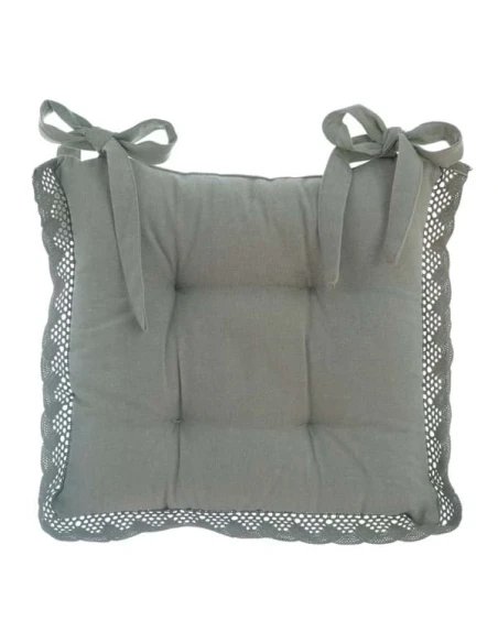 Blanc MariClò - Profilled Chair Cushion with New Infinity Lace - Green