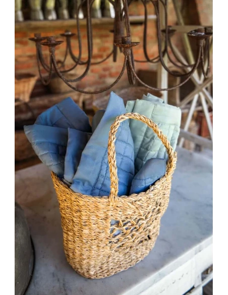 Blanc MariClò - Aurora Quilt - Light Blue