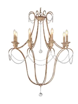 Blanc MariClò - Lampadario Luci in Villa - 8 Luci