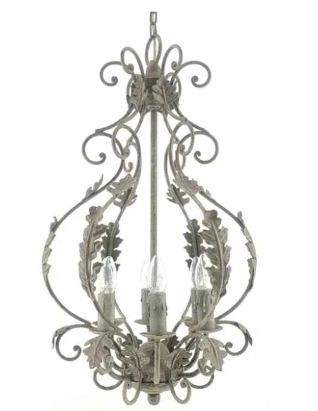 Blanc MariClò - Lampadario Alcyone - 6 Luci