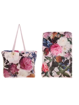 Blanc MariClò - Velvet Collection Floral Quilt