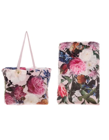 Blanc MariClò - Trapunta Floreale Velvet Collection