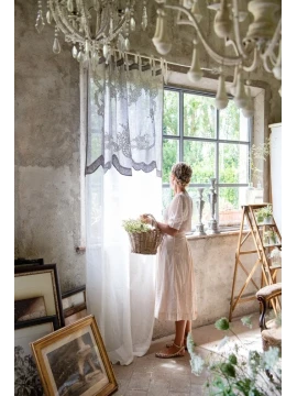 Blanc MariClò - Flower Lace Curtain