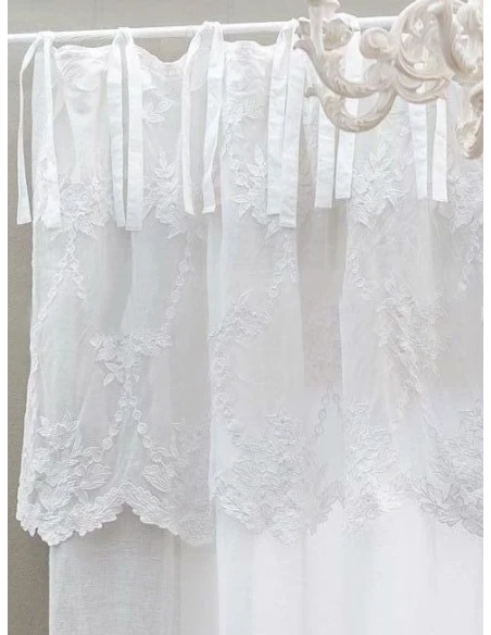 Blanc MariClò - Clarissa Curtain with Valance - Cream