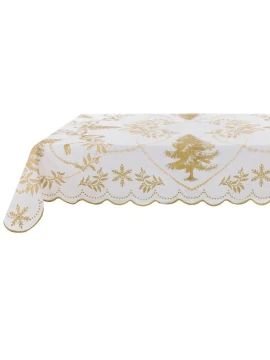 Blanc MariClò - Shinny Christmas Tablecloth - 160 x 310 cm