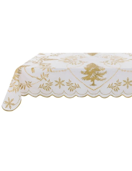 Blanc MariClò - Shinny Christmas Tablecloth - 160 x 310 cm