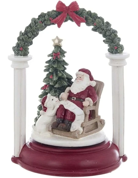 Blanc MariClò - Carillon Babbo Natale - 17 x 15 x H 24.5 cm