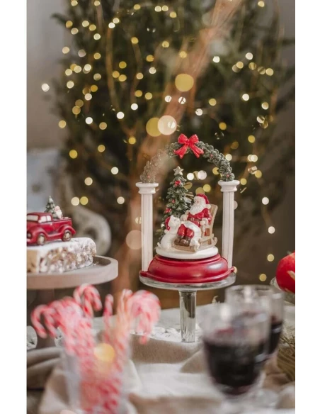 Blanc MariClò - Carillon Babbo Natale - 17 x 15 x H 24.5 cm