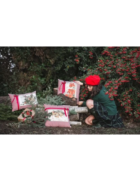 Blanc MariClò - Cuscino Jingle Bells - Stella di Natale