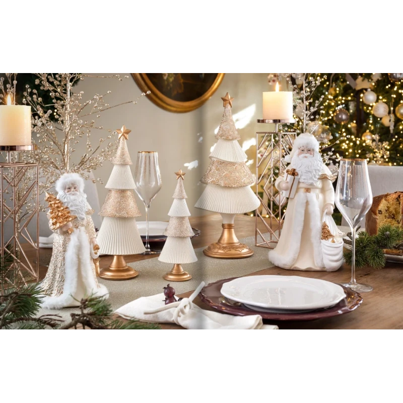 Henriette - Decorazione Babbo Natale - H 23 cm