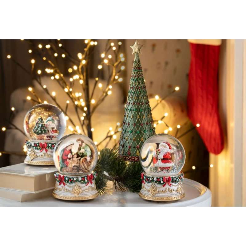 Henriette - Nativity Globe Music Box