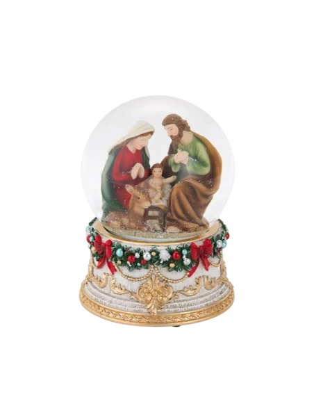 Henriette - Nativity Globe Music Box