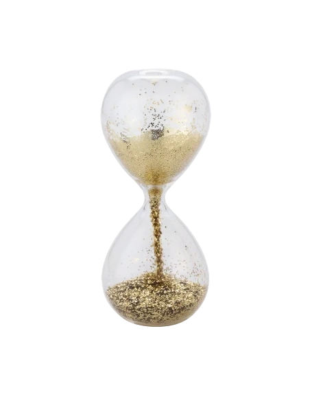 Henriette - Glitter Hourglass - Gold